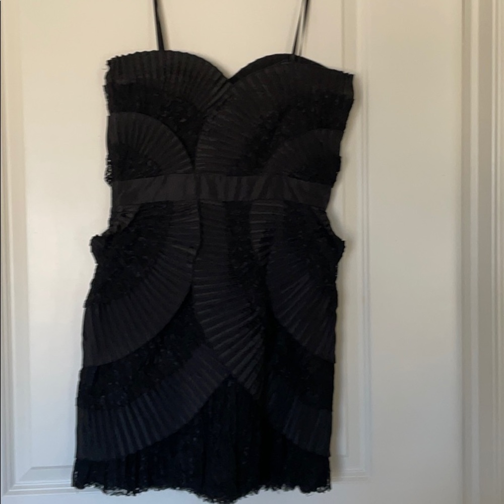Laundry by Shelli Segal mini black dress size 8